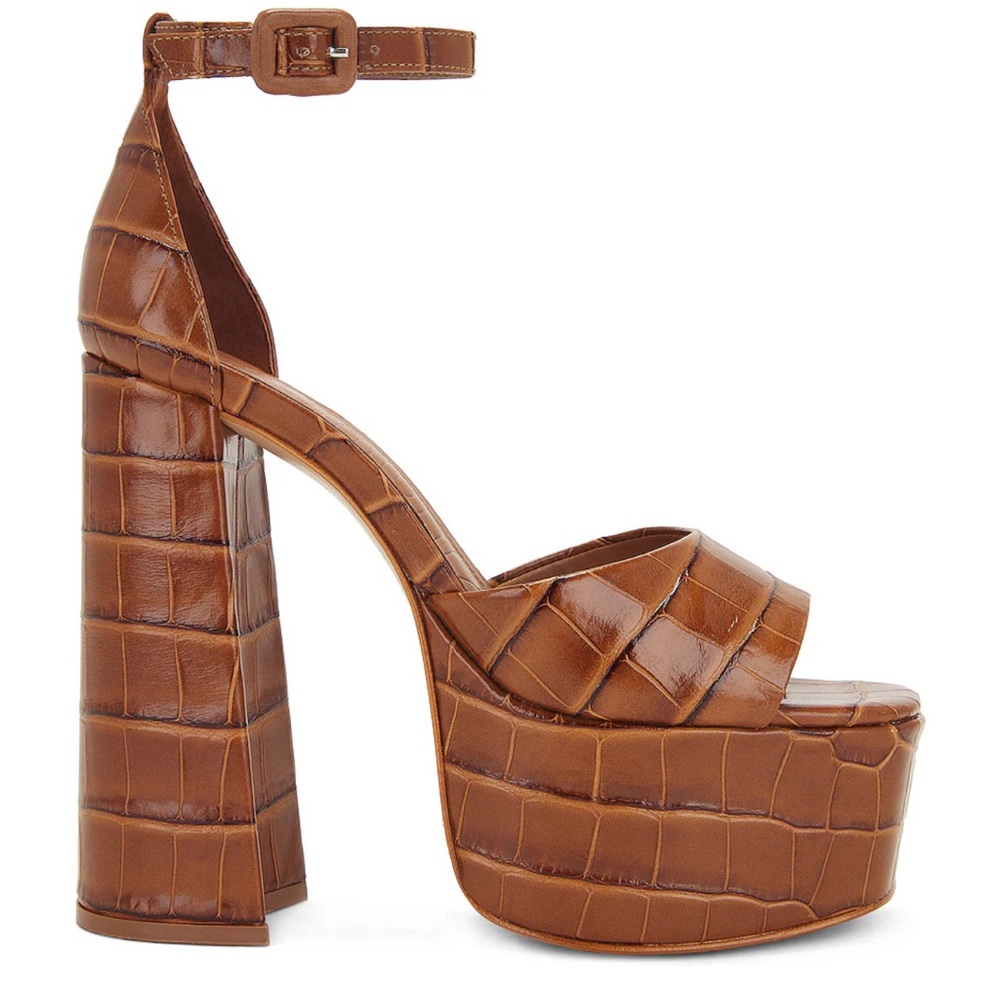 SCHUTZ Elsie Brown Platform Heels!